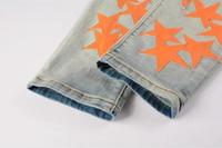 Nouveau catalogue – Pantalon crayon en jean tendance printemps-été-hiver pour homme, vintage, délavé, brodé, personnalisé, 100 % coton, écologique