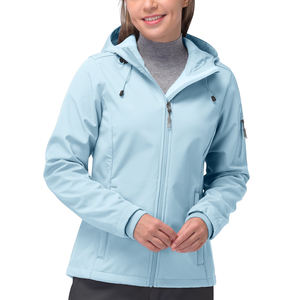 Chaquetas Softshell para mujer, ligeras para primavera y otoño, ropa para exteriores, a prueba de viento, ciclismo, cremallera, resistentes al agua, chaquetas para mujer - Product Image 3
