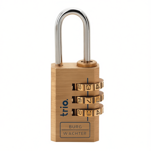 Burg-Waechter Combi Lock 80 Combination <b>Padlock</b> 30mm Brass Lock Body for Home Storage & Organization - Product Image 3