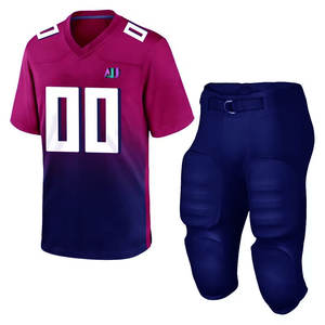 Uniforme de football américain professionnel, short respirant en tissu polyester et élasthanne, conçu pour un confort et une durabilité maximales - Product Image 1