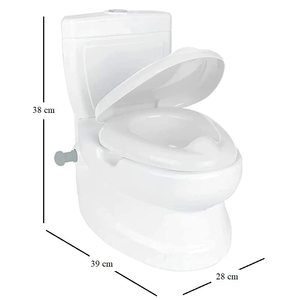 Asiento de entrenamiento para orinal para niños Dolu Blanco 39x28x38cm Inodoro con funciones de batería Accesorio de baño - Product Image 2