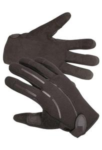 Guantes de equitación negros para hombre, diseño de agarre de color sólido, cierre de gancho y bucle, guantes ecuestres - Product Image 2