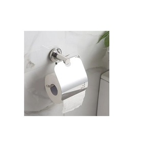 Atractivo soporte de pañuelos de acero inoxidable montado en la pared ideal para baños o cocinas con diseños modernos y que ahorran espacio - Product Image 1
