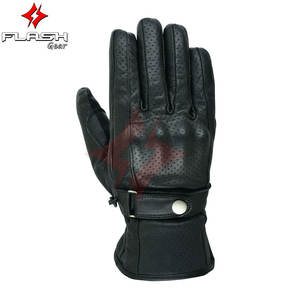 Guantes de Motocicleta de Cuero Premium Personalizados, Coloridos, Impermeables, con Protección UV, Transpirables, para Carreras, Unisex, para Exteriores - Product Image 4