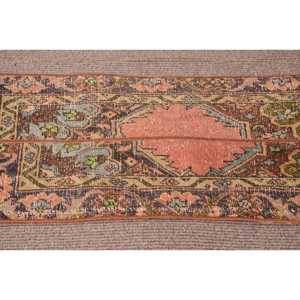 Alfombra Turca de Lana Roja Vintage de 1.6x2.5 pies, Alfombra Oriental con Respaldo de Látex Ecológico - Product Image 4