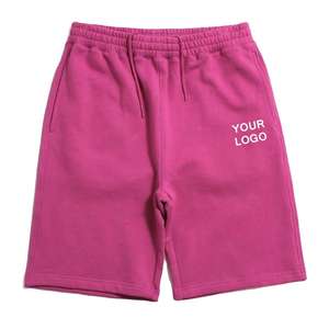 High Street Style Men's Sports <b>Fleece</b> <b>Shorts</b> 100% Cotton Quick-Dry Custom Embroidered Solid Pattern Eco-Friendly Digital Design - Product Image 6