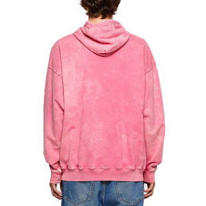 Vintage <b>Men's</b> Acid Wash Print Oversized Hoodie Customizable Streetwear French Terry Cotton <b>Sweatshirt</b> <b>Men's</b> Hoodies <b>Sweatshirts</b> - Product Image 2