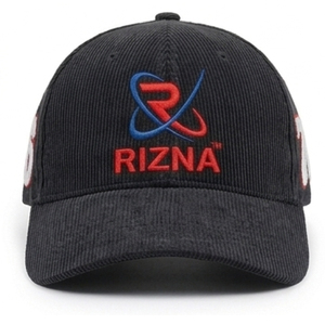 76 Twill Baseball Cap 6-Panel Adjustable Unisex Casual Hat Embroidered Logo Right Panel <b>Black</b> Cotton Sporty Vintage - Product Image 1