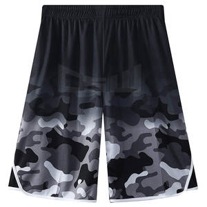 กางเกงขาสั้นตาข่ายทำจากผ้าโพลีเอสเตอร์สำหรับผู้ชายกางเกงขาสั้นชายหาดสำหรับฝึกกีฬาทำจากโพลีเอสเตอร์มีการออกแบบตามต้องการ - Product Image 3