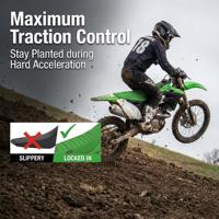 Housse de selle de moto tout-terrain personnalisée JFG, antidérapante, à picots en caoutchouc vinyle pour Honda Yamaha Kawasaki KTM, accessoires de motocross