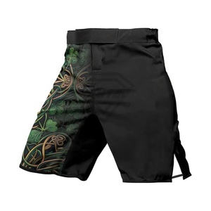 กางเกง MMA ระบายอากาศได้ดี สีตามสั่ง ผ้าโพลีเอสเตอร์แห้งเร็ว โลโก้สั่งทำได้ กางเกงมวยไทย MMA สำหรับผู้ใหญ่ - Product Image 4