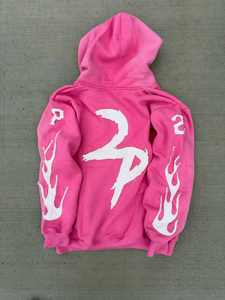 Fabricant 450 Gsm Sun Faded Acid Washed Custom Logo Distressed Embroidery Patchwork Full Zip up Heavy Vintage Hoodie - Product Image 2