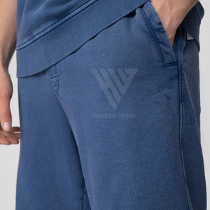 <b>Men's</b> <b>Shorts</b> Custom Logo High Quality 100% Cotton Fleece Screen Printing With Embroidery <b>Patch</b> <b>Shorts</b> - Product Image 3