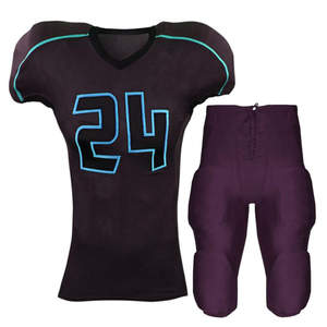 Concevez vos propres uniformes de football américain pour les jeunes, ensembles de maillots et de pantalons entièrement sublimés - Product Image 1