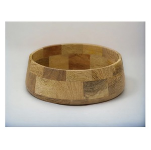 Tazón de Madera Tallada de Primera Calidad para Comedor Tradicional, Vajilla de Hotel y Exhibición Decorativa, Disponible para Exportación - Product Image 1