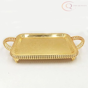 Bandeja Decorativa de Ramadán Hecha a Mano en Acero Inoxidable, Aspecto Premium |   Logotipo con Colores Personalizables |   Mejora la Decoración del Hogar, Regalos - Product Image 4