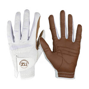Gants de golf en cuir de sécurité sportive, protection UV, ajustables, écologiques, séchage rapide, respirants, légers, en stock - Product Image 1