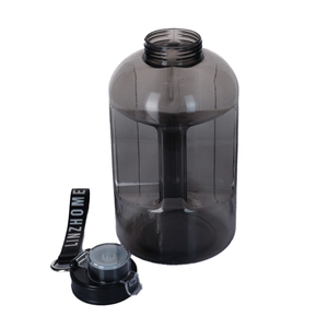 Vente directe d'usine bas quantité minimale de commande Fitness grande capacité Sports de plein air tasse à eau en plastique avec corde Anti-perte et couvercle d'eau en plastique - Product Image 4