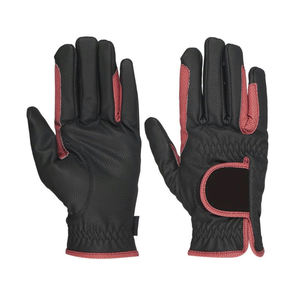 Guantes para montar a caballo de piel de oveja con logotipo personalizado, guantes ecuestres muy exigentes para hombres y mujeres, novedad - Product Image 1