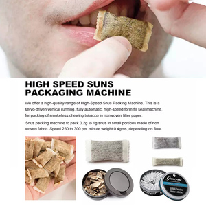 Suhan Precio bajo Totalmente automático Snus que hace la bolsa de nicotina que hace la máquina de bolsas - Product Image 6
