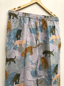 Ensemble pyjama indien imprimé à la main, tenue de nuit, tenue de fête, motif floral, pyjama fait main, cadeau de Noël pour elle - Product Image 6