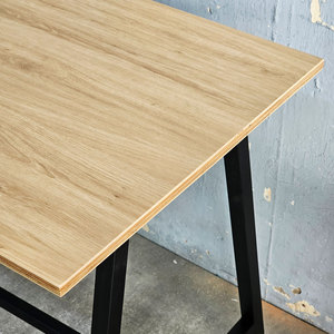 โต๊ะทำงานเคลื่อนที่ FOS Minimalist ขนาด 140x60 ซม. ขาเหล็ก ไม้เมลามีน พร้อมระบบ FOS002 สำหรับเฟอร์นิเจอร์โฮมออฟฟิศ - Product Image 6
