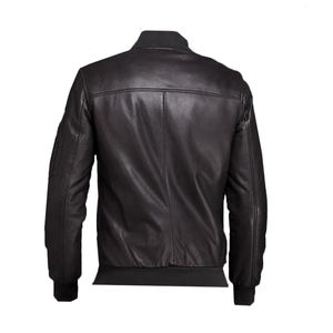 Chaqueta de invierno Vintage para hombre de High Street en cuello alto de cuero PU pesado con estilo Hip Hop Casual Nylon Shell Plus Size - Product Image 2