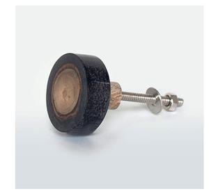 Bouton en bois de meuble rond en corne d'os noir Boutons en marbre les plus vendus avec une taille de forme de couleur personnalisée Fabriqué en Inde Article - Product Image 2