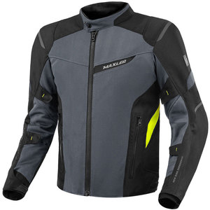 Blouson de moto d'été pour homme homologué CE, respirant avec empiècements en mesh, design imprimé, coupe-vent, doublure imperméable amovible - Product Image 1
