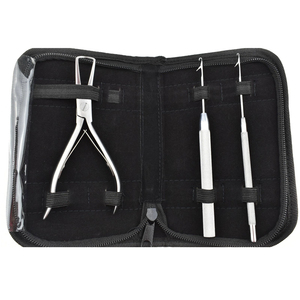 ชุดเครื่องมือสำหรับต่อผมแบบห่วงดึงเข็มรูปตัวซีทำจากสเตนเลสอย่างยั่งยืน - Product Image 5