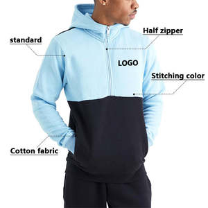 Oversized Streetwear <b>Hoodie</b> for Men Soft Fleece Cotton Sweatshirt <b>Trendy</b> Fashion Autumn Custom Printed Embroidery - Product Image 3