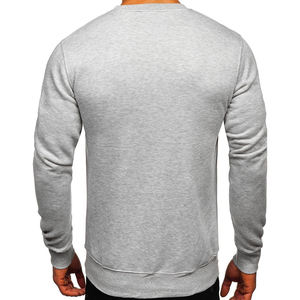 KIVOTECH Crew Neck <b>Thick</b> Sweatshirts <b>Hoodies</b> for <b>Mens</b> Custom Embroidery Screen Print Boxy Fit Sweatshirts Manufacturer - Product Image 4