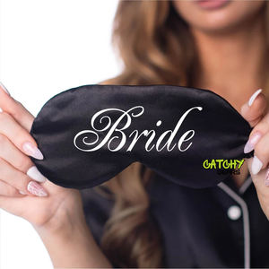 Venta al por mayor con logotipo personalizado etiqueta privada Eyemask Sleep Mask Satén Seda Eye Mask Ajustable Seda Sleep Eye Shade Pattern Regalo gratis - Product Image 1