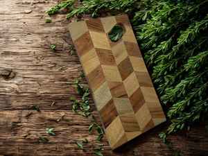 Planche à découper et plateau de service en bois Forme rectangulaire durable 12mm d'épaisseur - Product Image 3