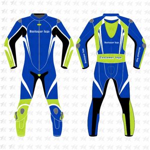 Traje de hombre de una pieza de carreras de motos personalizado de cuero de vaca genuino de alta calidad internacional - Product Image 1