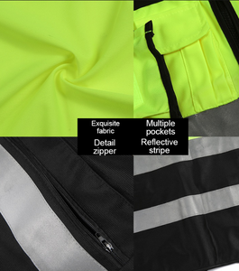 Chaleco de seguridad de alta visibilidad para trabajos al aire libre Material cómodo y duradero para la venta a granel a bajo costo - Product Image 3