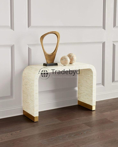Tradebyd-Mesa de consola con diseño étnico para decoración de entrada, muebles de acento hechos a mano para casas elegantes - Product Image 4