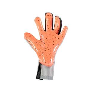 Gants de gardien de but de football confortables, durables, en cuir, respirants, antidérapants, avec fermeture à boucle réglable et protection des doigts - Product Image 4