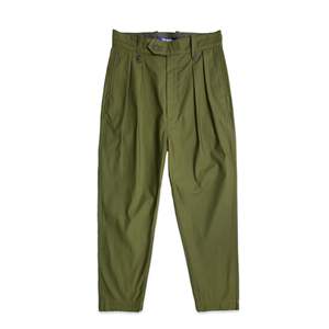 Pantalon Junya ] Style urbain tendance brodé taille XL pour homme, coupe droite avec fermeture éclair, couleur foncée - Product Image 1
