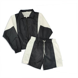 Ensemble short coupe-vent pour homme fabriqué avec un matériau à séchage rapide pour les journées de sport et de fitness - Product Image 6
