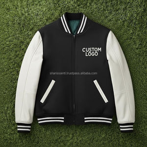 Vestes bomber universitaires à logo personnalisé très vendues, à revers rabattu, réversibles, respirantes, pour femmes - Product Image 1