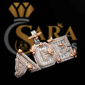 Personalizado 925 Plata Esterlina Hip Hop Colgante ACE Personalizado Iced Out VVS Moissanite Diamante Moda Colgantes & Charms - Product Image 1