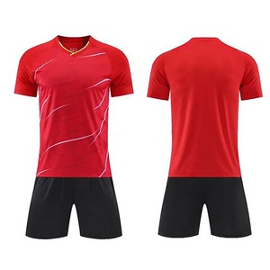 Prix de gros en stock Uniforme de football pour hommes Logo personnalisé Concevez votre propre uniforme de football Service OEM & ODM à bas quantité minimale de commande - Product Image 2