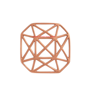 Dessous de plat moderne arbre de vie décoratif en métal support de plat chaud finition nickel protecteur de table pour cuisine et table à manger - Product Image 2