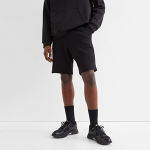 Sweats à capuche pour hommes de haute qualité ensemble court couleur blanche manches longues coton tenue décontracté sweats à capuche pour hommes ensemble court - Product Image 5