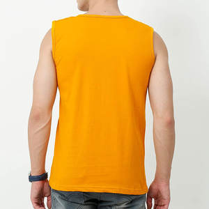 Camiseta sin Mangas de Algodón Puro para Hombre, Estilo Casual, Verano, Suave, Lavada, Ecológica, Transpirable, Personalizable, Ropa Deportiva - Product Image 2