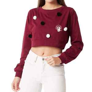 Thiết Kế Thời Trang Sexy Vải Tuyn Dài Tay Áo Hàng Đầu Sequin Phụ Nữ <span class=keywords><strong>S</strong></span> Áo Cho Cô Gái Áo <span class=keywords><strong>S</strong></span>ơ Mi Quần Áo Giản Dị <span class=keywords><strong>S</strong></span>ố Lượng Mùa Hè Thêu Chống - Product Image 6