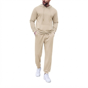 Premium Quality Custom Pullover <b>Sweat</b> Suit for Men High Fashion Track Suit Set Best Selling <b>Top</b> Ranking Price Men's 2 Piece Set - Product Image 5
