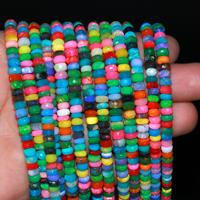 Perles d'Opale Éthiopienne de Qualité AAA, 4-6mm, Facettées, Rondelles Multicolores, Effet Feu, pour Fabrication de Bijoux, Vente en Gros, Approvisionnement Direct Usine