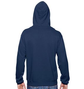 Sudadera con capucha doble, estilo patchwork, desgastada, holgada, de forro polar, impermeable, con bordado, de invierno, teñida lisa, 100% algodón - Product Image 6